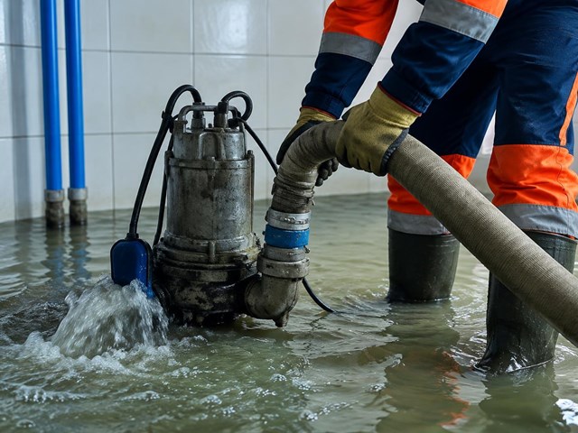 Así frenamos el daño: achique de agua por inundaciones en O Barbanza