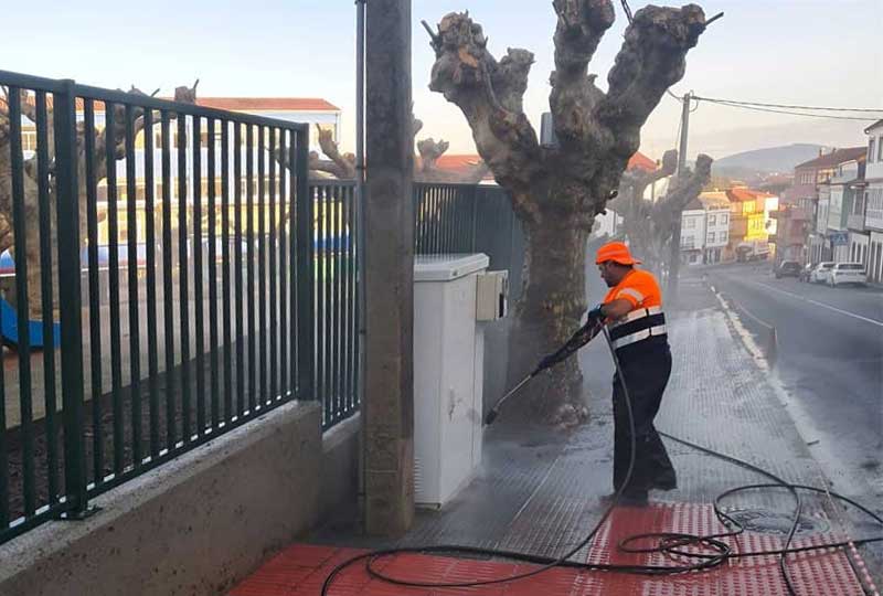 Servicios de limpieza viaria y de eventos en la comarca del Barbanza